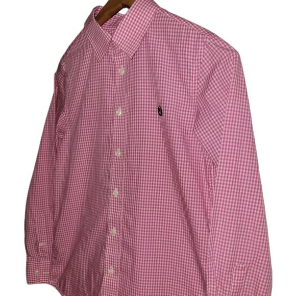 NWOT Lauren Ralph Lauren Pink and White Button Down Button Up Dress Shirt 14 - Picture 3 of 10